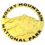 ROCKY MOUNTAIN NATIONAL PARK CUTOUT HAT LAPEL PIN